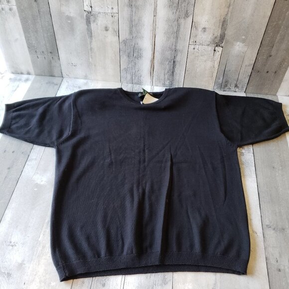 Vintage - Unworn New Charter Club Black Sweater - Size M - Picture 1 of 5